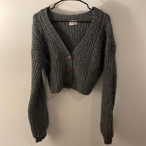 Urban outfitters cropped cardigan sweater
